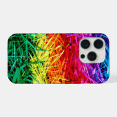 カラフルな抽象芸術 iPhoneケース (裏面横)