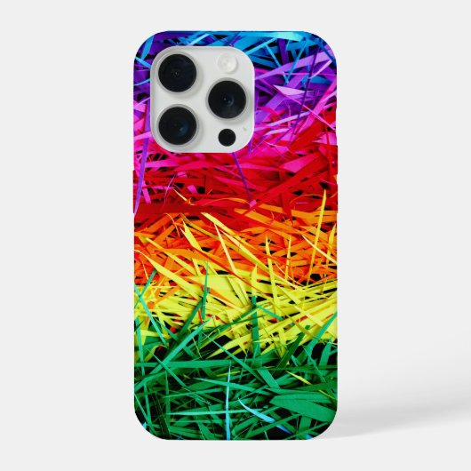 カラフルな抽象芸術 iPhoneケース (裏面)