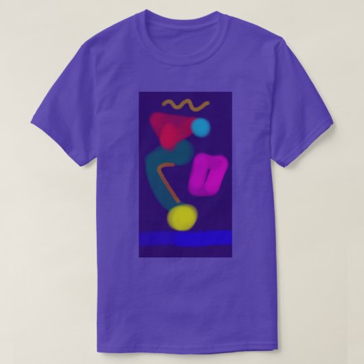 カラフルな抽象芸術Tシャツ Tシャツ (デザイン正面)