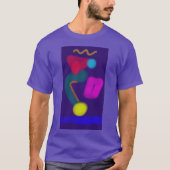 カラフルな抽象芸術Tシャツ Tシャツ (正面)