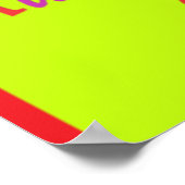 カラフルな文字で学ぶ教育デザイン ポスター (角)