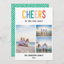 カラフルな新年の写真 CHEERS