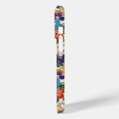 カラフルな日本の花のモノグラム Case-Mate iPhoneケース (裏面 / 左)