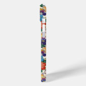 カラフルな日本の花のモノグラム Case-Mate iPhoneケース (裏面 / 左)