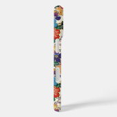 カラフルな日本の花のモノグラム Case-Mate iPhoneケース (裏面 / 右)