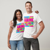カラフルな日本製アニメ Tシャツ (ユニセックス)