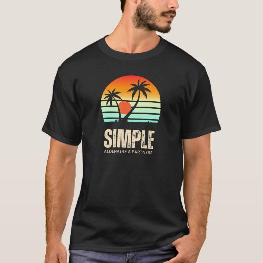 カラフルな日没 Tシャツ (正面)