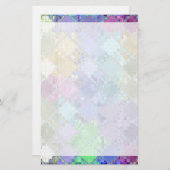 カラフルな明るいユニーク及びカスタマイズ可能 便箋 (正面/裏面)