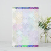 カラフルな明るいユニーク及びカスタマイズ可能 便箋 (スタンド正面)