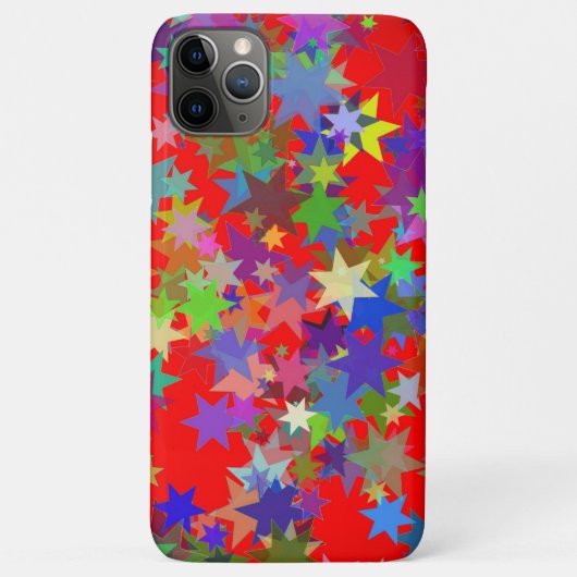 カラフルな星がいっぱいのスマホケース Case-Mate iPhoneケース (裏面)