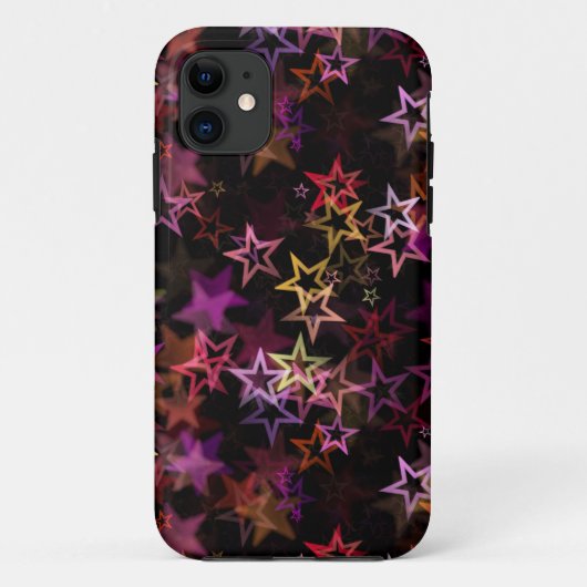 カラフルな星が幻想的に踊る Case-Mate iPhoneケース (裏面)