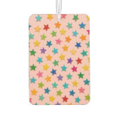 カラフルな星の芳香剤 カーエアーフレッシュナー (裏面)