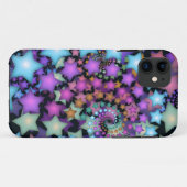 カラフルな星を使った楽しいフラクタルアート Case-Mate iPhoneケース (裏面(横))