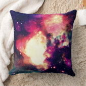 カラフルな星雲の枕 クッション (ブランケット)