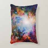 カラフルな星雲の銀河系の枕 アクセントクッション (正面(垂直))