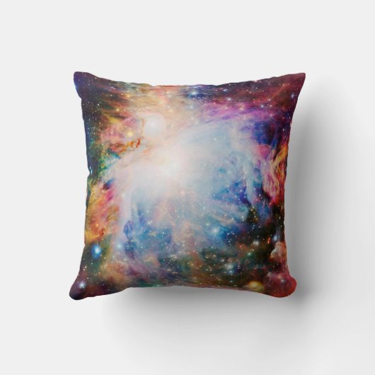 カラフルな星雲 クッション (裏面)