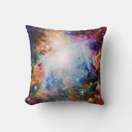 カラフルな星雲 クッション