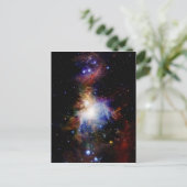 カラフルな星雲 ポストカード (スタンド正面)