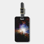カラフルな星雲 ラゲッジタグ (正面縦)