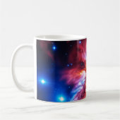 カラフルな星雲 銀河 宇宙 星 コズミック ユニバース コーヒーマグカップ (左)
