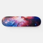 カラフルな星雲 銀河 宇宙 星 コズミック ユニバース スケートボード (横)