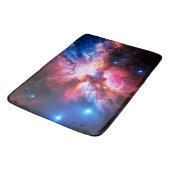 カラフルな星雲 銀河 宇宙 星 コズミック ユニバース バスマット (アングル)
