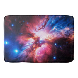 カラフルな星雲 銀河 宇宙 星 コズミック ユニバース バスマット
