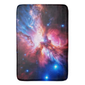 カラフルな星雲 銀河 宇宙 星 コズミック ユニバース バスマット (正面縦)