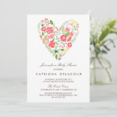 カラフルな春の花のベビーシャワー招待状 招待状 (スタンド正面)