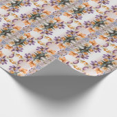 カラフルな春の花のラッピングペーパー ラッピングペーパー (角)