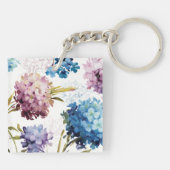 カラフルな春の花 キーホルダー (裏面)