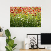 カラフルな春の花 ポスター (ホームオフィス)
