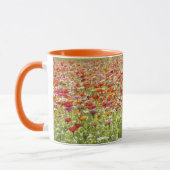 カラフルな春の花 マグカップ (左)