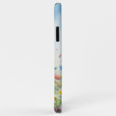 カラフルな春の野の花のフラワーウォーターカラーアート Case-Mate iPhoneケース (裏面/右)