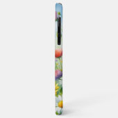 カラフルな春の野の花のフラワーウォーターカラーアート Case-Mate iPhoneケース (裏面/左)