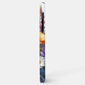 カラフルな春の野の花のフラワーウォーターカラーアート Case-Mate iPhoneケース (裏面/左)