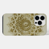 カラフルな曼荼羅柄 インド風 4 iPhoneケース (裏面横)
