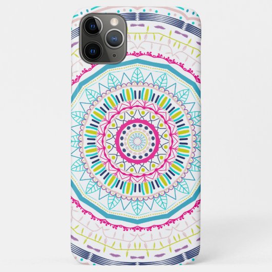 カラフルな曼荼羅 Case-Mate iPhoneケース (裏面)