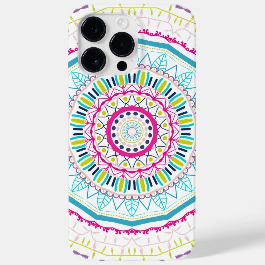 カラフルな曼荼羅 Case-Mate iPhoneケース (裏面)