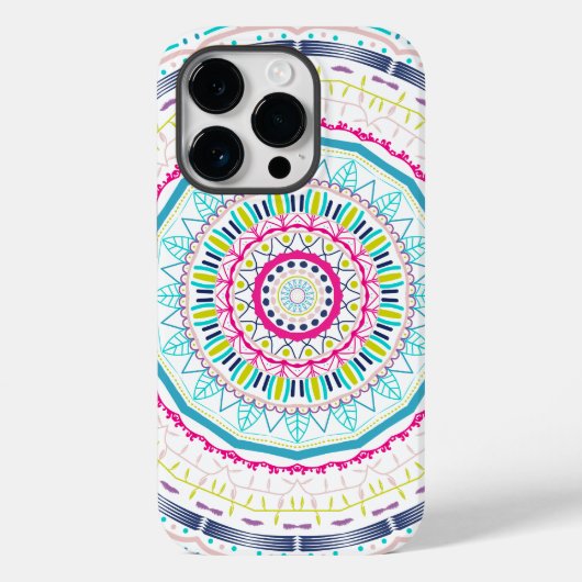 カラフルな曼荼羅 Case-Mate iPhoneケース (裏面)
