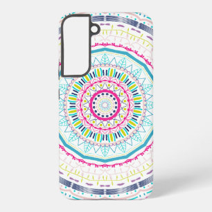カラフルな曼荼羅 SAMSUNG GALAXY S22+ケース