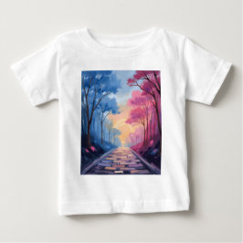 カラフルな木々 ベビーTシャツ