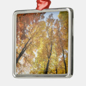 カラフルな木 メタルオーナメント (左)