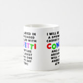 カラフルな棺おもしろマグカップ コーヒーマグカップ (中央)