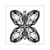 カラフルな模様のエイリアンの蝶(バージョン1) ラバースタンプ (インプリント)