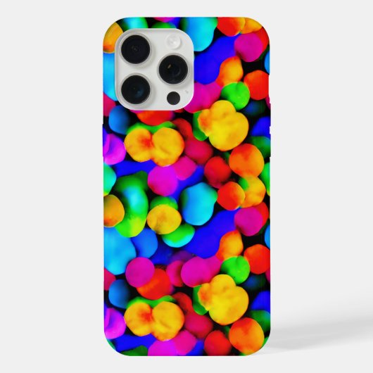 カラフルな模様 iPhoneケース (裏面)