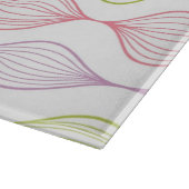 カラフルな横のogeeパターン カッティングボード (角)