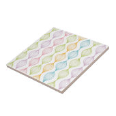 カラフルな横のogeeパターン タイル (側面)