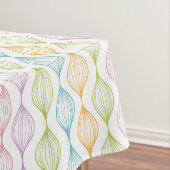 カラフルな横のogeeパターン テーブルクロス (インサイチュ)