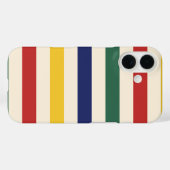 カラフルな横ストライプ Case-Mate iPhoneケース (裏面 (横))